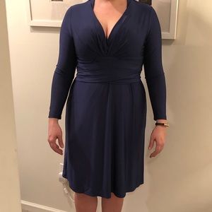 Issa London Blue ‘Kate’ wrap dress